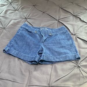 White House Black Market Sz 6 Blue Denim Shorts